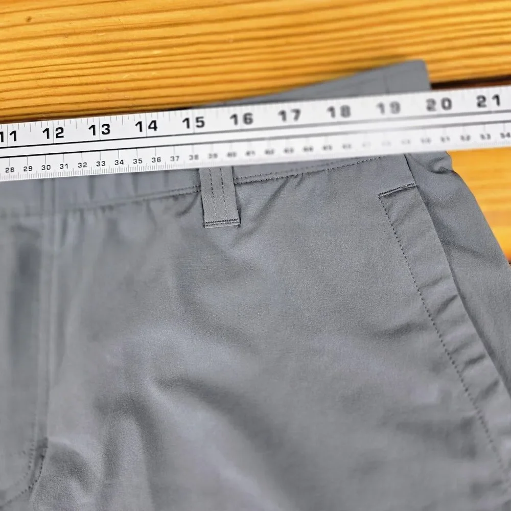 Under Armour Storm Cargo Pants Men 40x31 Gray Zip Pocket Hiking Active